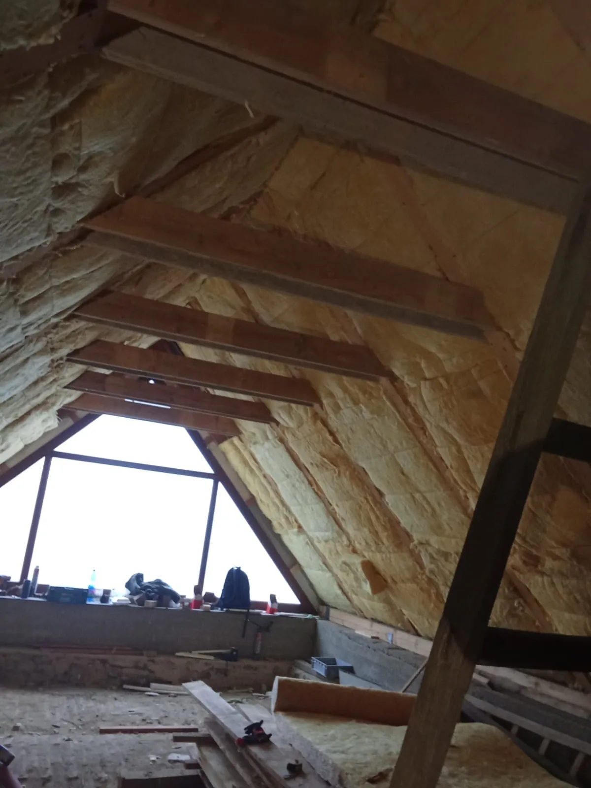 Dřevěná střešní konstrukce - krov